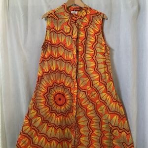 Zuri sleeveless dress size large, one small blemish in back.